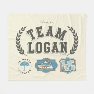Team Logan Gilmore Girls Design Fleece Blanket