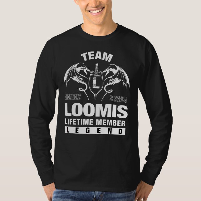 Team Loomis Lifetime Member T-Shirt (Front)