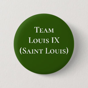 Team Louis IX (Saint Louis) 2 Inch Round Button