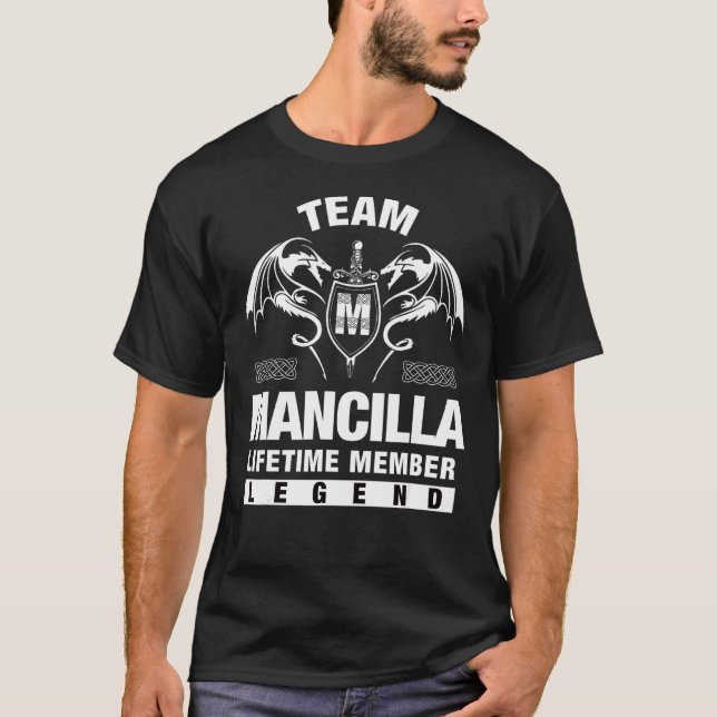 Team Mancilla Lifetime Member T-Shirt (Front)