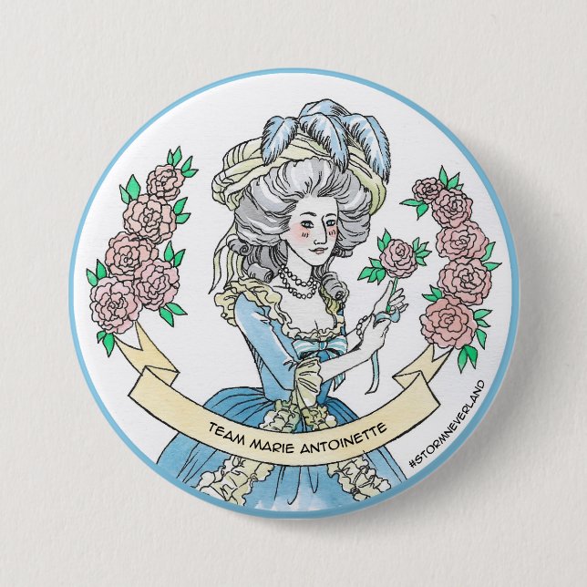 Team Marie Antoinette 3 Inch Round Button (Front)