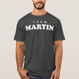 Team Martin Personalized Surname Bride Groom Famil T-Shirt