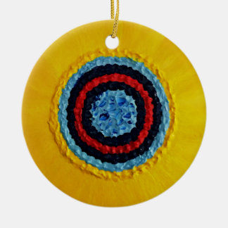 Team Matthew Sunflower for Autism Ceramic Ornament