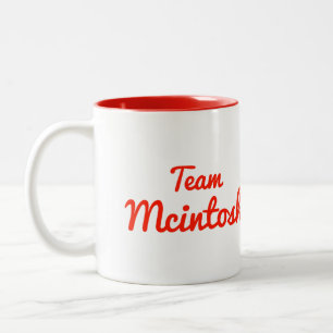 Team Mcintosh Two-Tone Coffee Mug