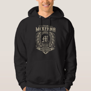Team MCKENNA Lifetime Member Surname MCKENNA Famil Hoodie