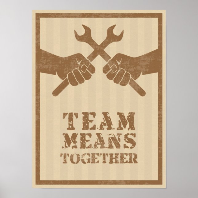 Team means together poster (Front)