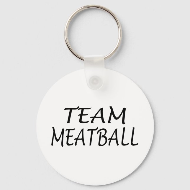 Team Meatball Keychain (Front)