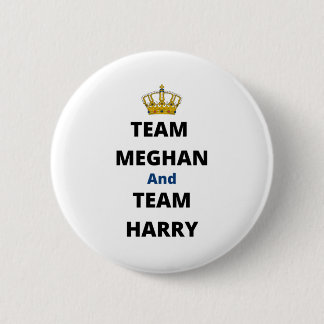 Team Meghan and Team Harry 2 Inch Round Button