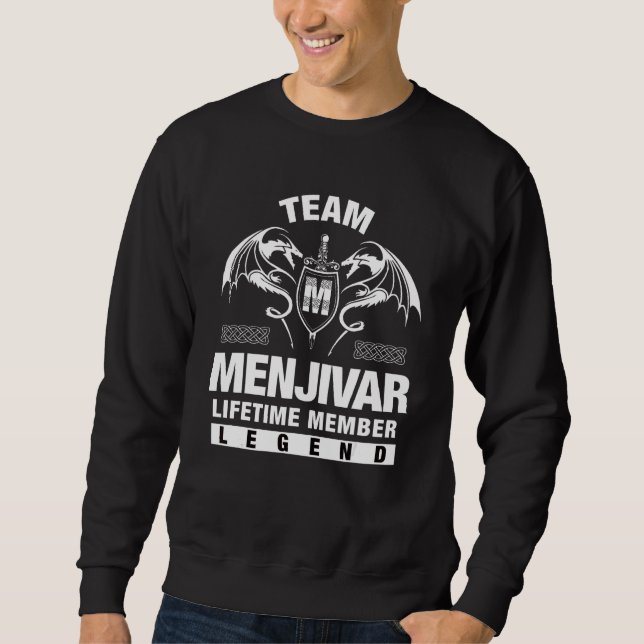 Team Menjivar Lifetime Member Sweatshirt (Front)
