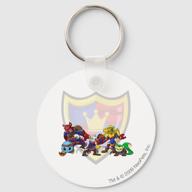 Team Meridell Group Keychain (Front)