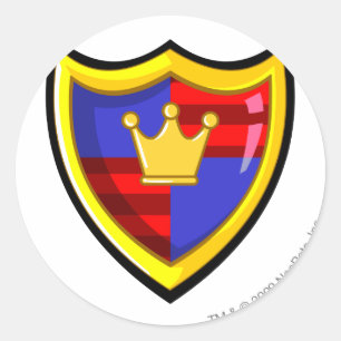 Team Meridell Logo Classic Round Sticker