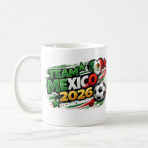 TEAM MEXICO 2026 Fan Mexican Pride Footb Coffee Mug