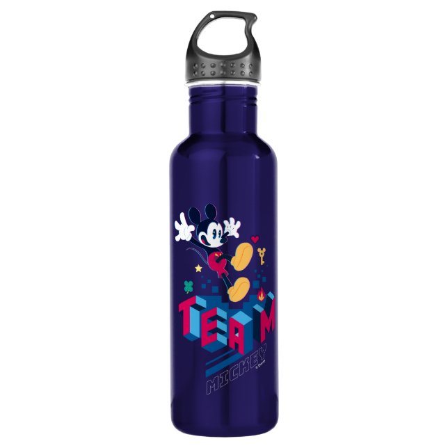 Team Mickey Digital World 710 Ml Water Bottle (Front)