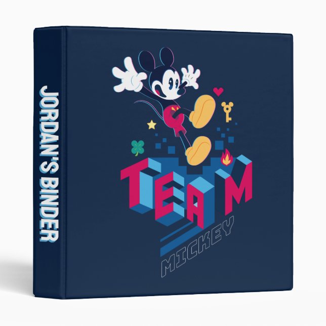 Team Mickey Digital World Binder (Front/Spine)