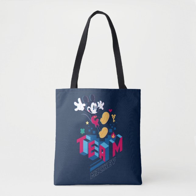Team Mickey Digital World Tote Bag (Front)