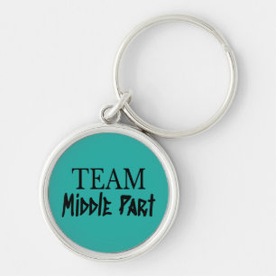 Team Middle Part Gen Z Keychain