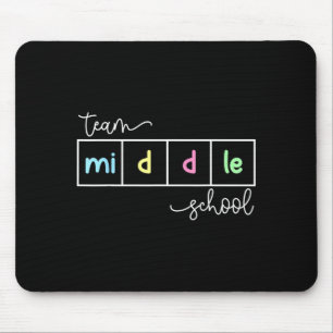 Team middle school squad middle school teacher mouse pad
