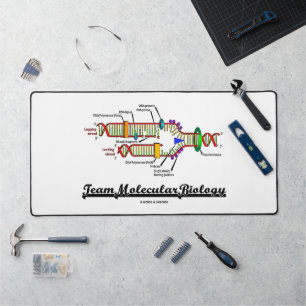 Team Molecular Biology DNA Replication Genetics Desk Mat