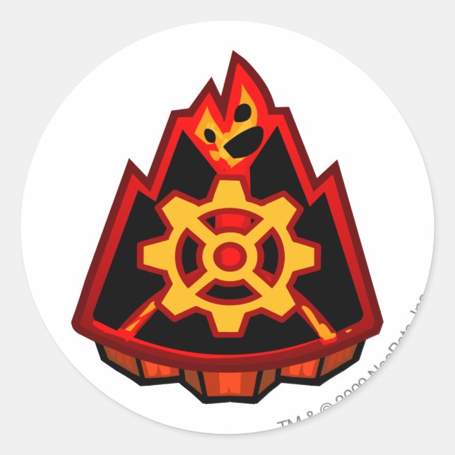 Team Moltara Logo Classic Round Sticker (Front)