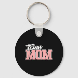 Team Mom Sell Softll Soccer Volleyll Footll  Keychain