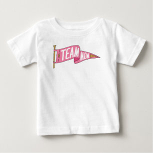 Team Mom Team Mommy Squad Mom Mom Flag Baby T-Shirt