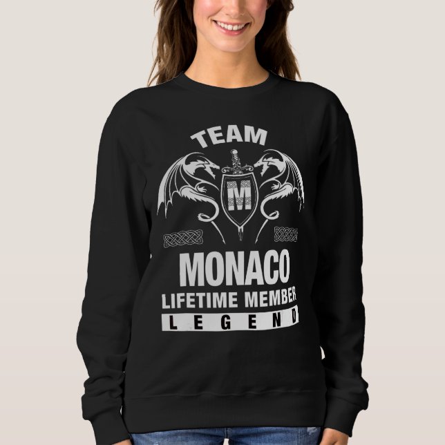 Team Monaco Lifetime Member Sweatshirt (Front)