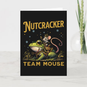 Team Mouse King Nutcracker Riding Frog Llet Dance Card