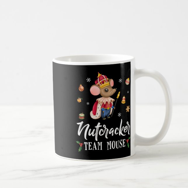 Team Mouse Nutcracker Christmas Dance Fun Soldier  Coffee Mug (Right)