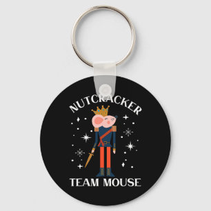 Team Mouse Nutcracker  Christmas Dance Fun Soldier Keychain