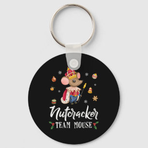 Team Mouse Nutcracker Christmas Dance Fun Soldier  Keychain