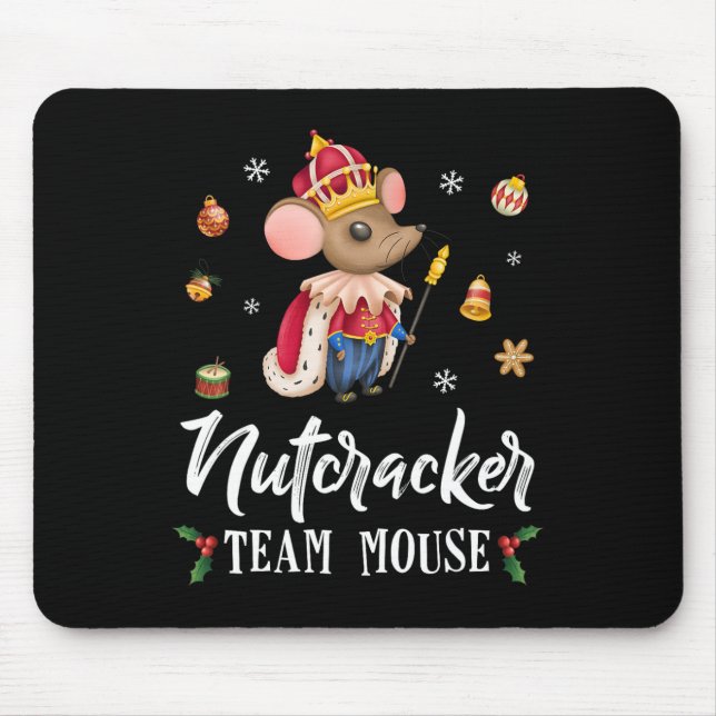 Team Mouse Nutcracker Christmas Dance Fun Soldier  Pad (Front)