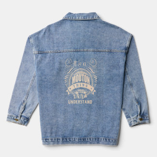 Team MOUTON Lifetime Member  Denim Jacket