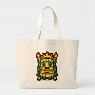 Team Mystery Island Logo Large Tote Bag