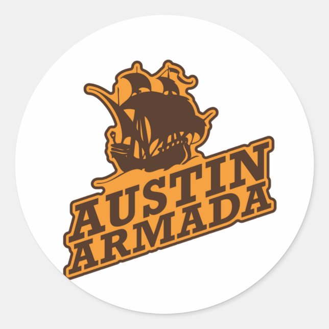 Team Name 02 Classic Round Sticker (Front)