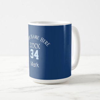 team name add player name date sports men coffee mug