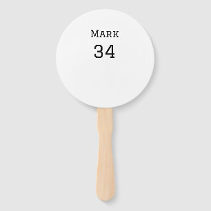 team name add player name date sports men  hand fan