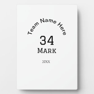 team name add player name date sports men  plaque