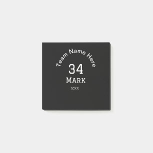 team name add player name date sports men  post-it notes