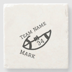 team name add player name date sports men  stone coaster