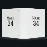 team name add player name date sports men vintage  binder<br><div class="desc">design</div>