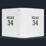 team name add player name date sports men vintage  binder<br><div class="desc">design</div>