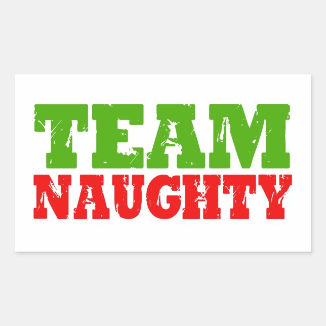 TEAM NAUGHTY STICKER (Front)