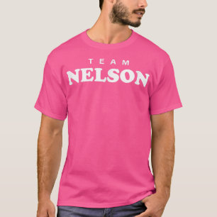 Team Nelson Personalized Surname Bride Groom Famil T-Shirt