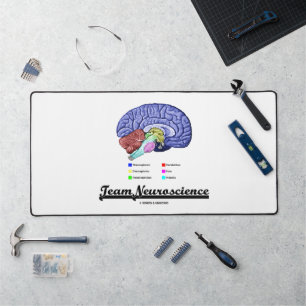Team Neuroscience Brain Anatomy Attitude Desk Mat