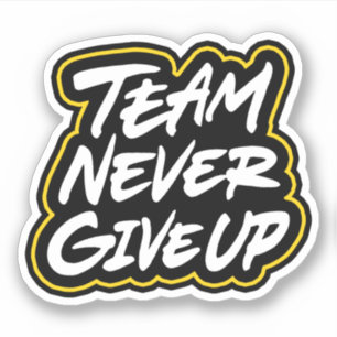 Team never give up