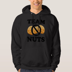 Team No Nuts Matching Baby Gender Reveal Nuts Or N Hoodie