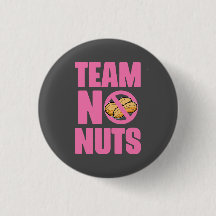 Team no nuts! T-Shirt Keychain