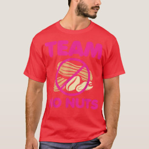 Team No Nuts Team Boy Funny Gender Reveal T-Shirt