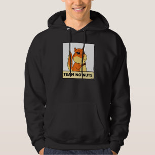 Team No Nuts Team Girl Gender Reveal Party Quote Hoodie