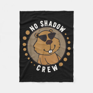 Team No Shadow Crew Groundhog Day 2024 _1  Fleece Blanket